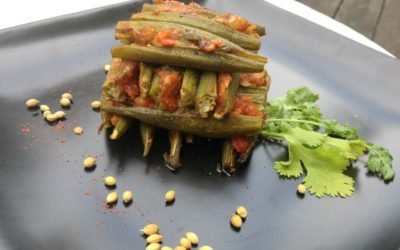 My Baked Okra Lasagna!