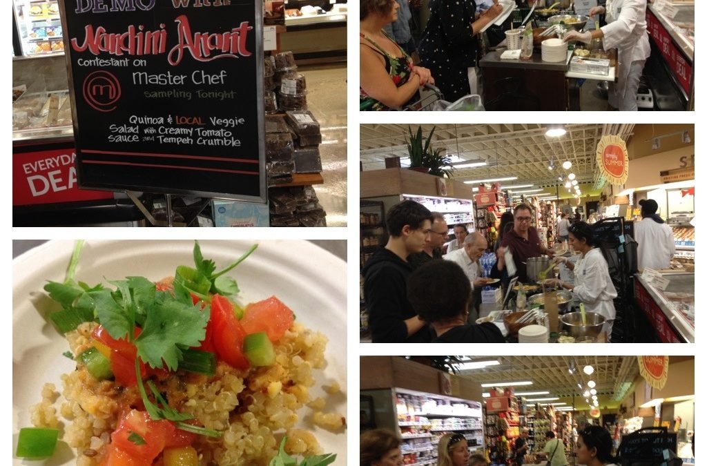 Best moments from my cooking demo at Whole Foods in Montclair