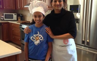 Cooking with 10 year old Anaya on her Birthday